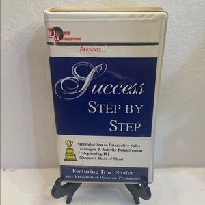 Success Step by Step dynamic production audiobook cassette tape program sales
